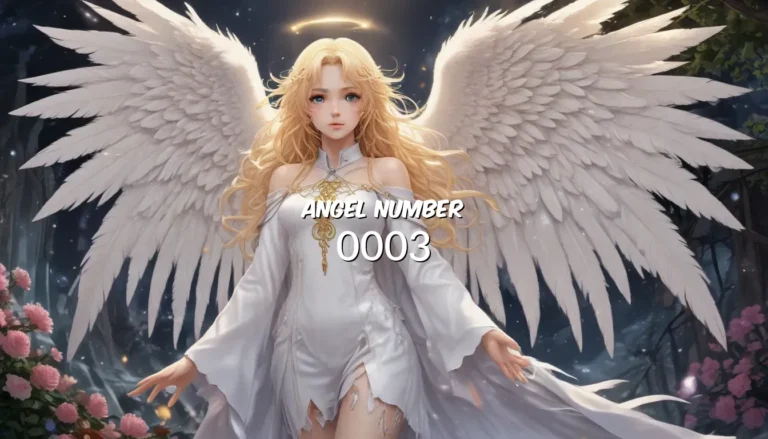 Angel Number 0003 – Unlocking the Meaning and Symbolism