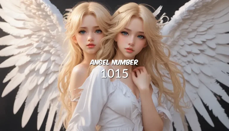 Discover the Meaning and Symbolism of Angel Number 1015: A Guide to Understanding Your Guardian Angels