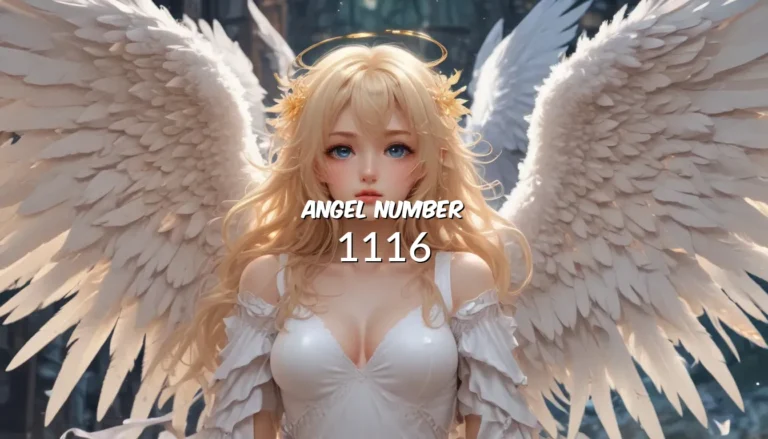 Embracing the Angelic Guidance: Exploring Angel Number 1116