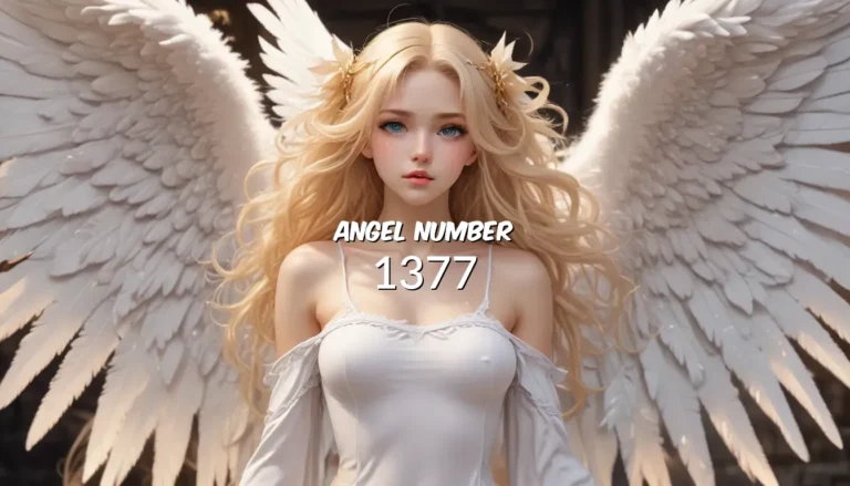 Exploring the Meaning and Symbolism of Angel Number 1377