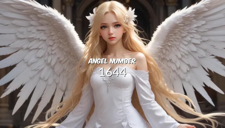 Angel Number 1644 – Unlocking the Meaning and Symbolism