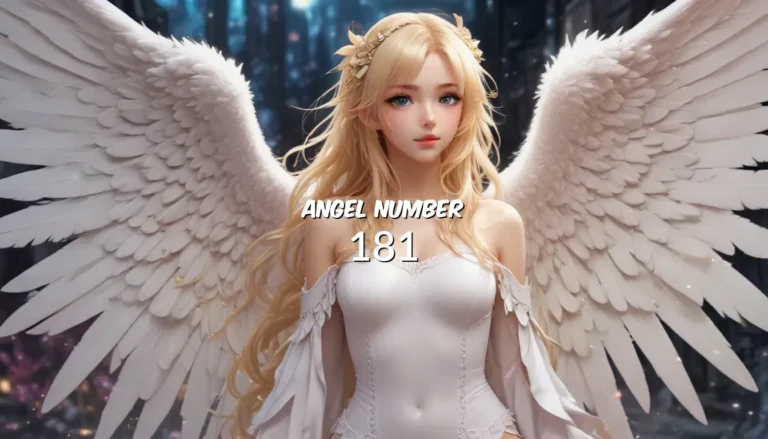 Angel Number 181 – Decoding the Meaning Behind the Numbers