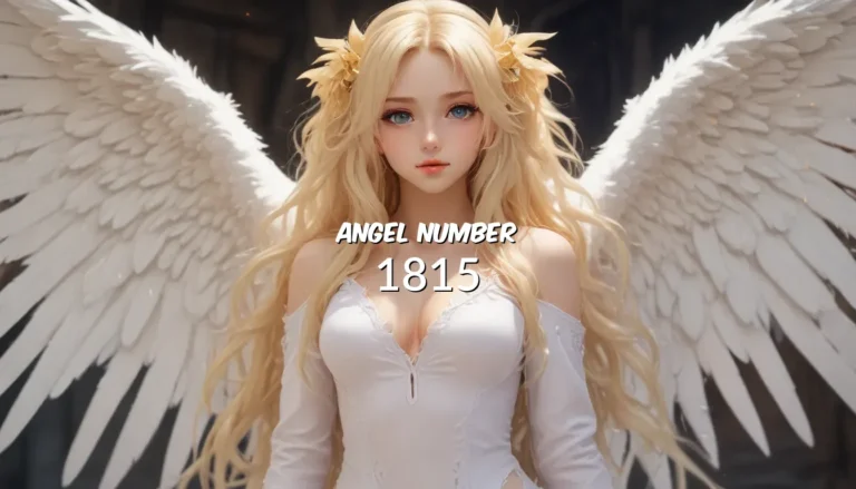 Exploring Angel Number 1815 – Unveiling Its Meaning and Symbolism