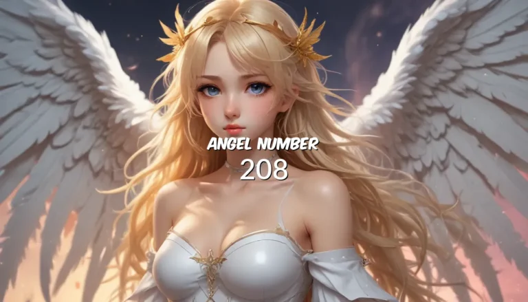 Angel Number 208 – Decoding its Meaning and Symbolism