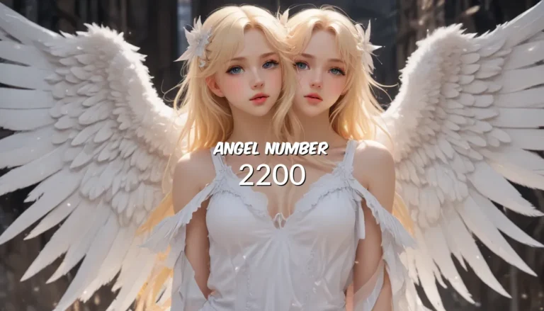 Understanding the Significance of Angel Number 2200