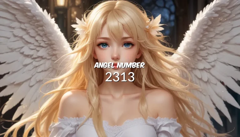 Decoding Angel Number 2313 – Unveiling the Hidden Messages from Your Guardian Angels