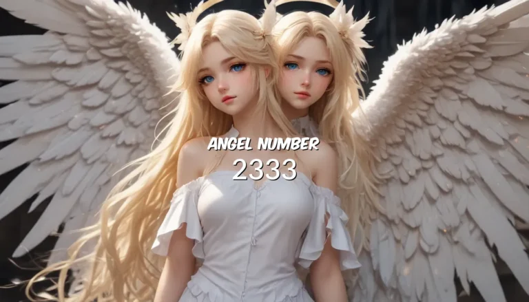 Understanding the Power of 2333 Angel Number