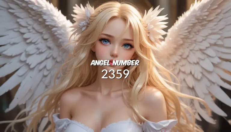 Understanding Angel Number 2359 – Meaning and Symbolism