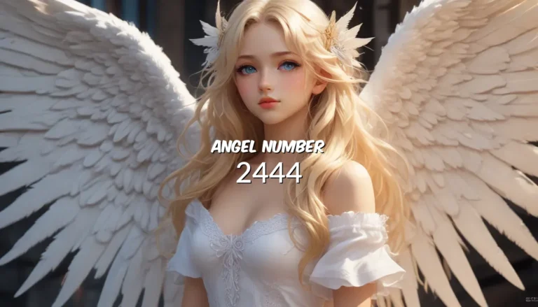 Angel Number 2444 – Meaning and Symbolism Explained