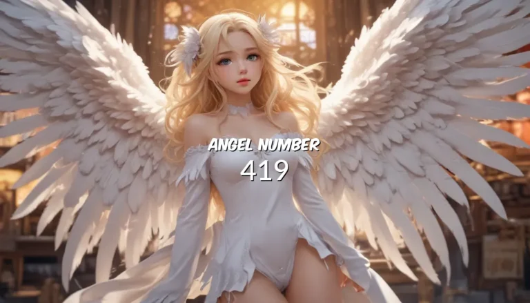 Understanding the 419 Angel Number: A Comprehensive Guide