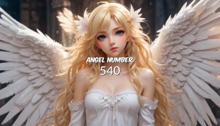 Angel Number 540 – Unveiling the Meaning and Symbolism