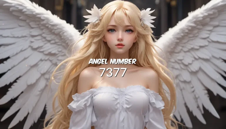 Angel Number 7377 Explained: Unveiling the Meaning and Significance for You