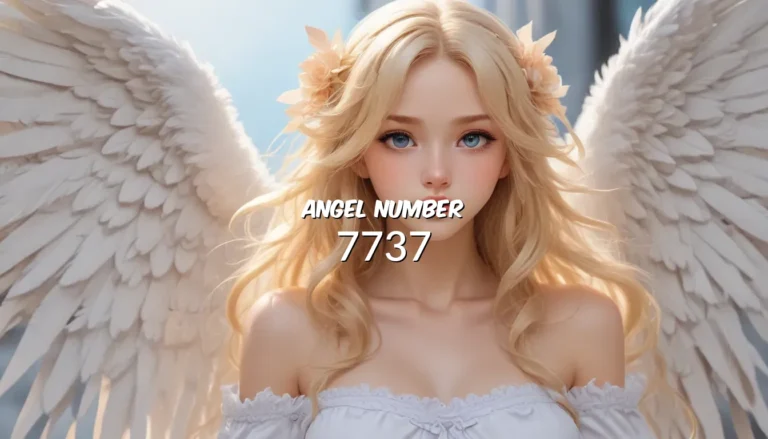 Angel Number 7737: A Comprehensive Guide to Understanding Its Meaning and Significance