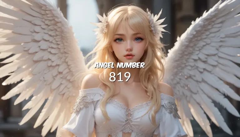 The Meaning of Angel Number 819: A Blessing from Above