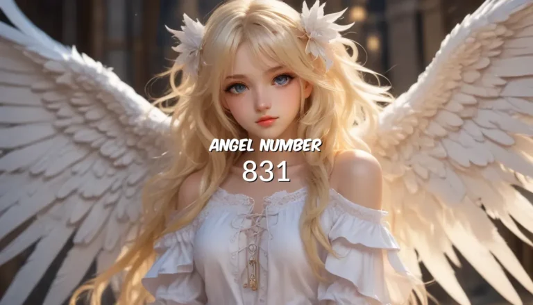 Angel Number 831 – Unveiling the Meaning and Symbolism