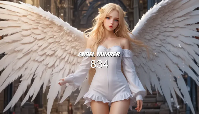 Angel Number 834 – Unpacking the Meaning and Symbolism