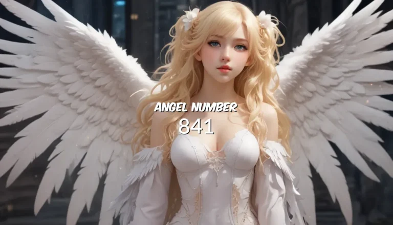 Unlocking the Mysteries of 841 Angel Number – A Comprehensive Guide