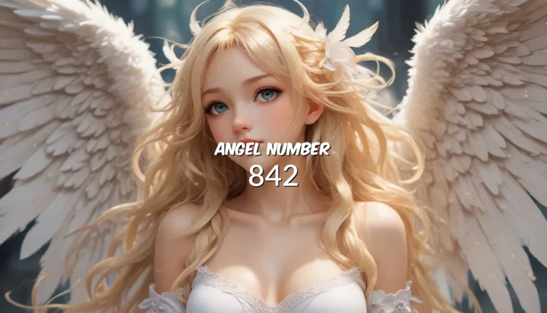 Understanding the Meaning of Angel Number 842