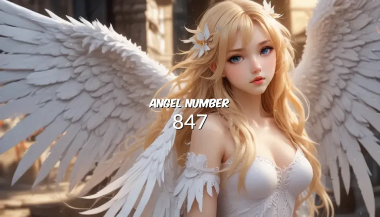 Angel Number 847 – Unveiling the Meaning and Symbolism