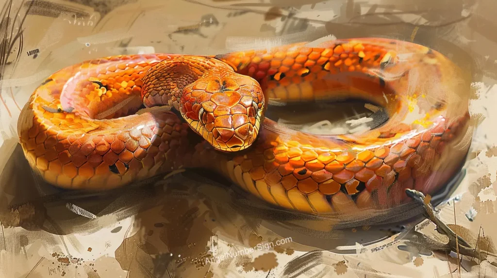 Orange Snake Dream